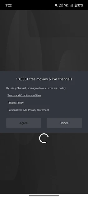 Screenshot of TCL Channel App
